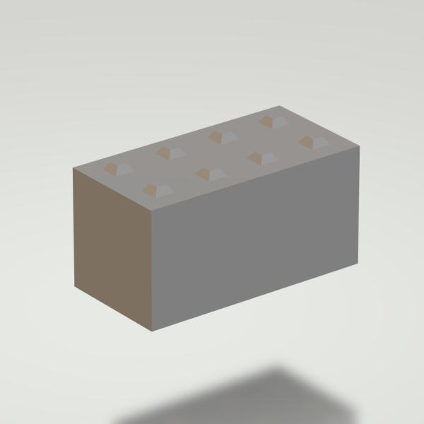 1:76 Concrete Block Barrier